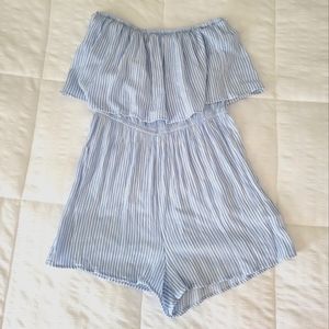 Striped romper